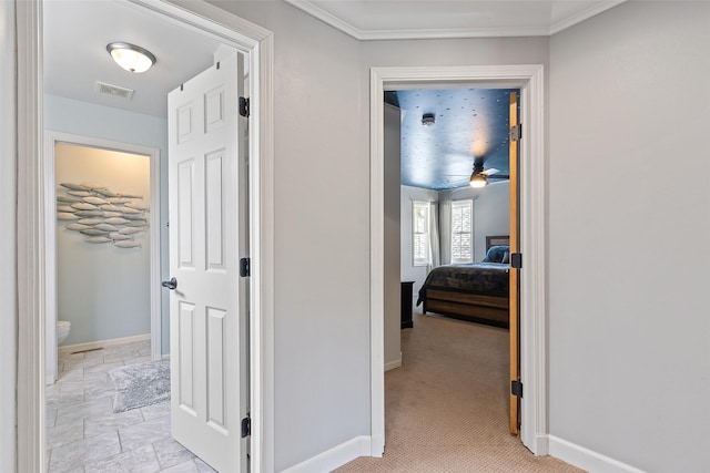 54 Four Winds Dr, Clear Lake, IA 50428 - hall featuring baseboards