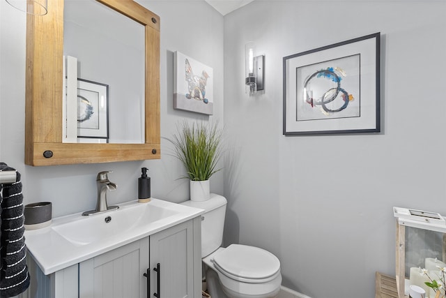 54 Four Winds Dr, Clear Lake, IA 50428 - half bath featuring vanity and toilet