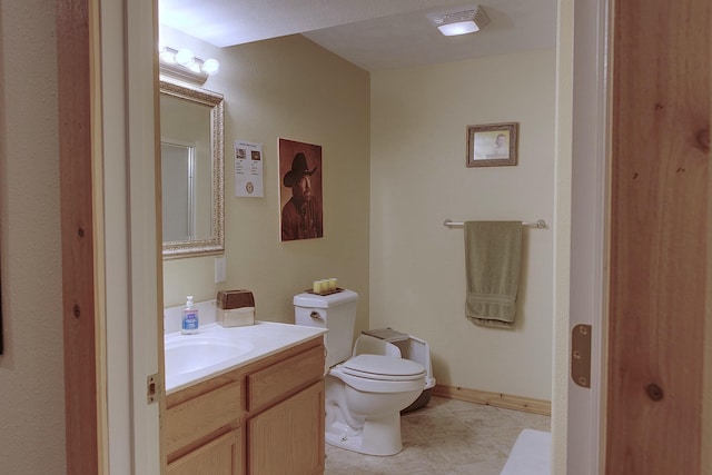 302 Crossing Ct NW, Bondurant, IA 50035 - bathroom featuring toilet and vanity