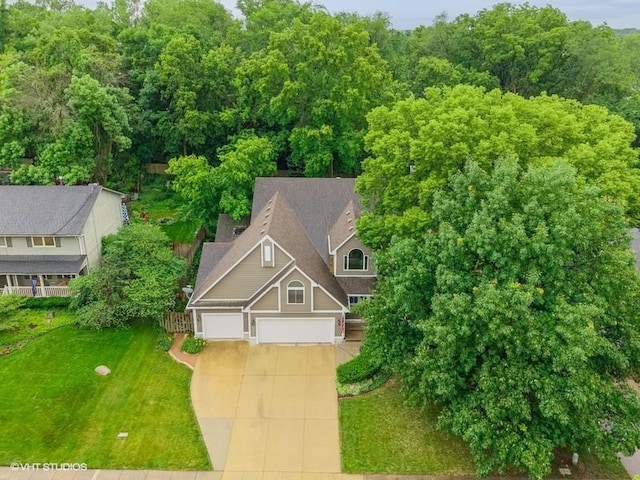 7100 Holcomb Ave, Urbandale, IA 50322 - view from above of property