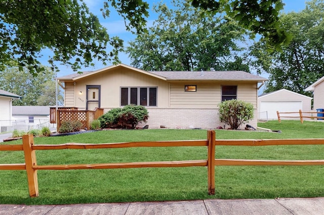 4610 SE 7th St, Des Moines, IA 50315 - ranch-style house with brick siding and a garage