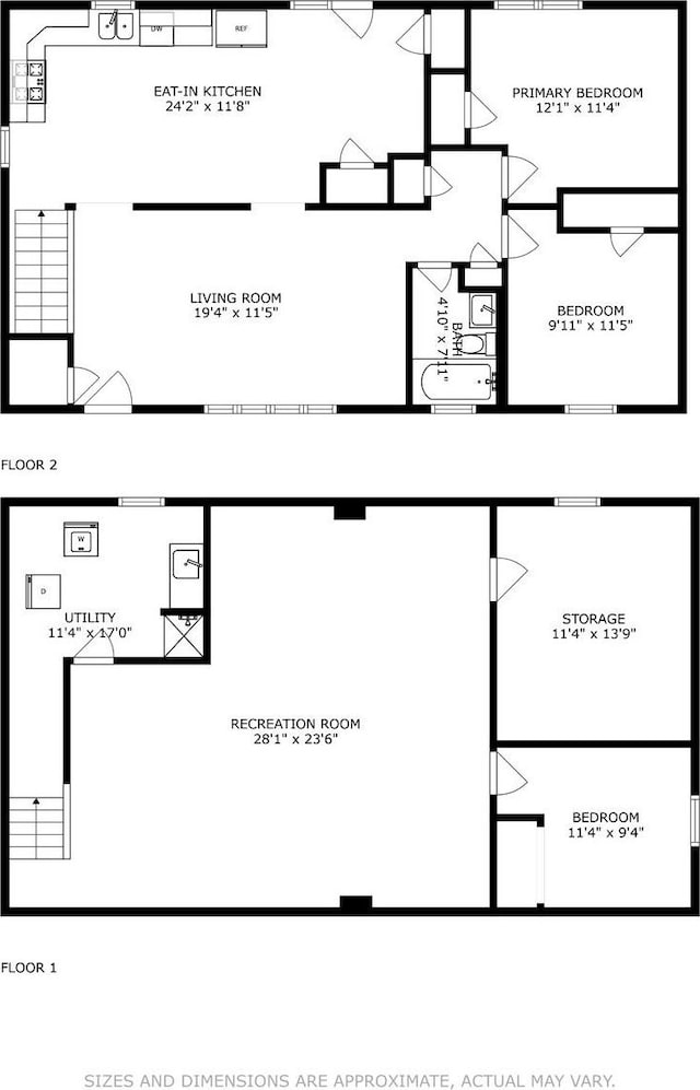 4610 SE 7th St, Des Moines, IA 50315 - view of home floor plan