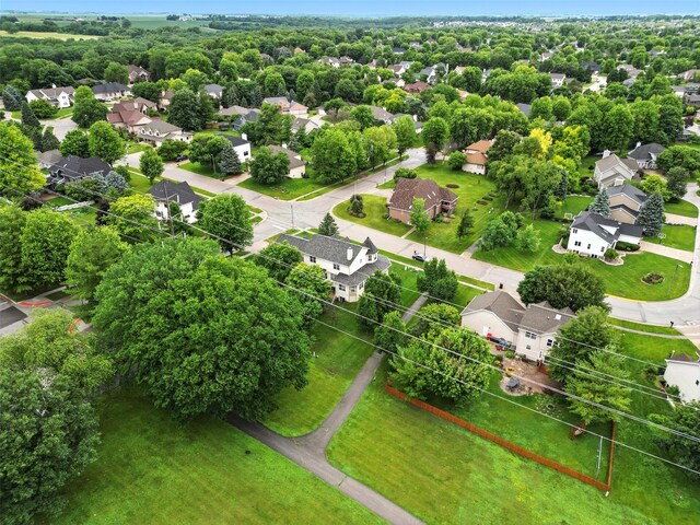 2400 Ridgetop Cir, Ames, IA 50014 - aerial view of residential area featuring property boundaries highlighted