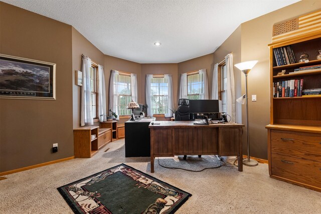 2400 Ridgetop Cir, Ames, IA 50014 - carpeted office with a textured ceiling
