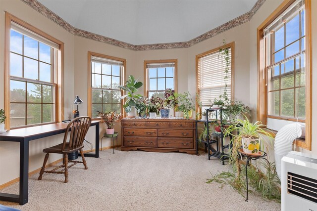 2400 Ridgetop Cir, Ames, IA 50014 - carpeted office space featuring heating unit