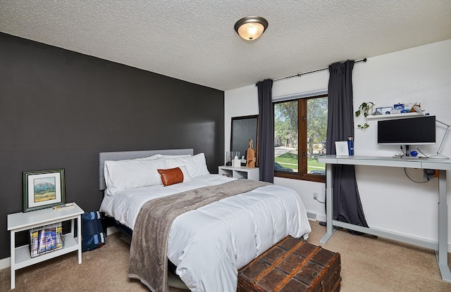 5208 Pommel Pl, West Des Moines, IA 50265 - bedroom with carpet floors and a textured ceiling