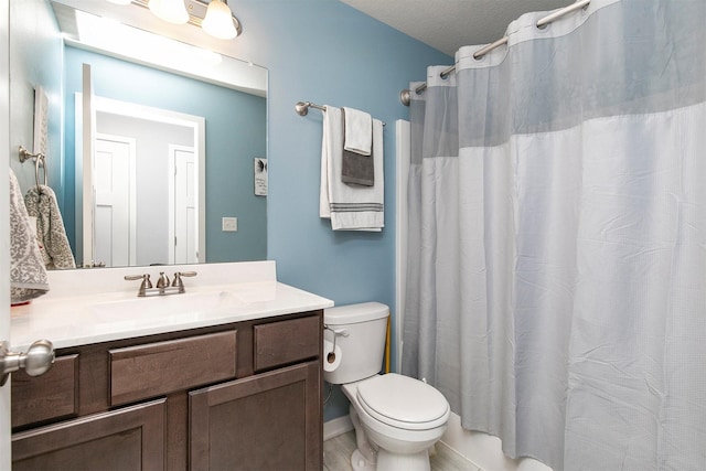 1115 Locust St, Waukee, IA 50263 - bathroom with vanity and curtained shower