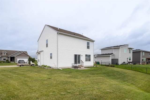 3635 Linden Dr SW, Bondurant, IA 50035 - rear view of property with entry steps