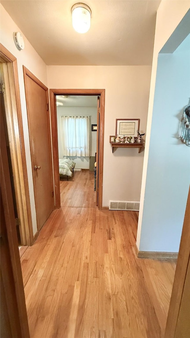 1448 17th St, West Des Moines, IA 50265 - corridor with light wood finished floors