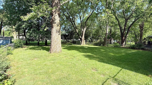 1448 17th St, West Des Moines, IA 50265 - view of yard with a shed