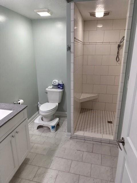 4017 160th St, Urbandale, IA 50323 - bathroom with vanity and tiled shower