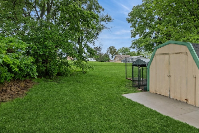 310 SE 3rd St, Panora, IA 50216 - view of grassy yard with a storage unit