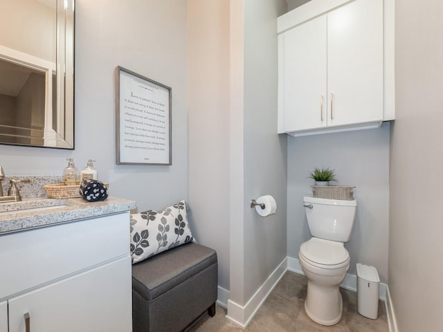 16530 Valleyview Ln, Clive, IA 50325 - half bathroom featuring toilet and vanity