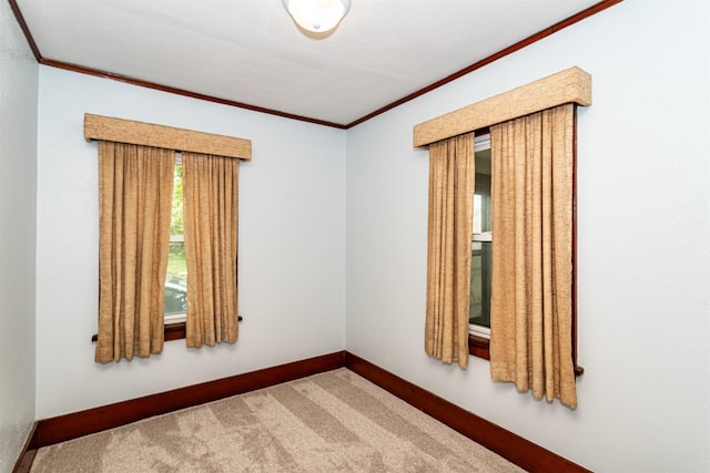 213 S Wilmoth Ave, Ames, IA 50014 - unfurnished room with ornamental molding and carpet floors