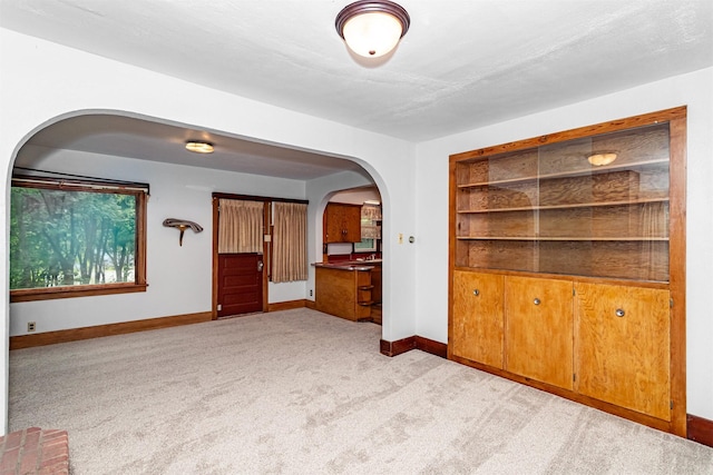 213 S Wilmoth Ave, Ames, IA 50014 - empty room featuring arched walkways and light colored carpet