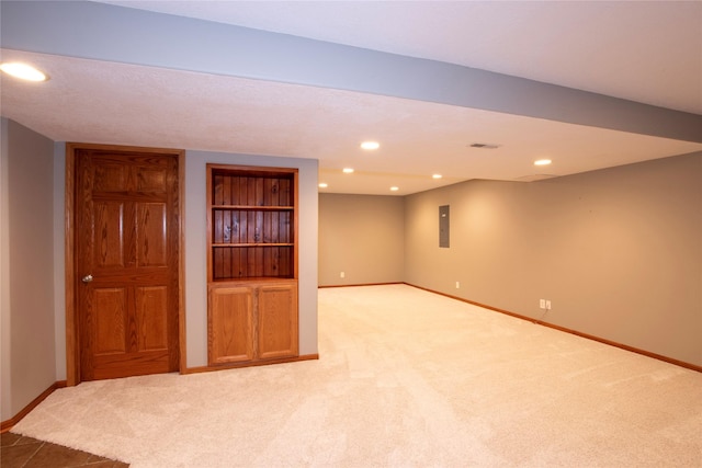 408 Tailfeather Ct NW, Bondurant, IA 50035 - carpeted spare room with recessed lighting and electric panel