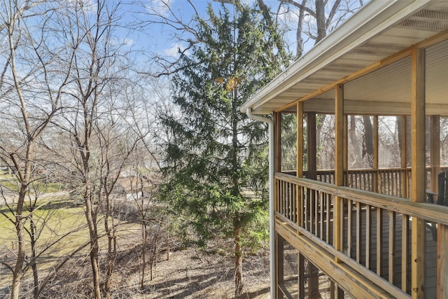 2547 Patricia Dr, Urbandale, IA 50322 - wooden deck featuring a sunroom