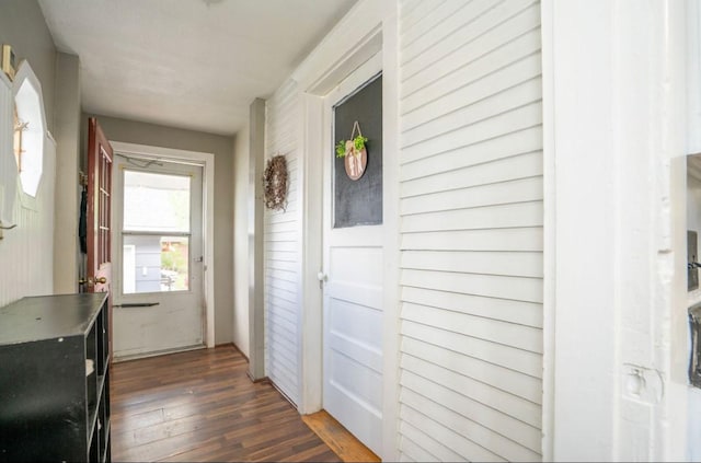 314 E 3rd St N, Newton, IA 50208 - doorway with dark wood-type flooring