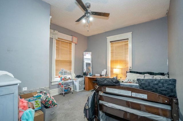 314 E 3rd St N, Newton, IA 50208 - carpeted bedroom featuring a ceiling fan