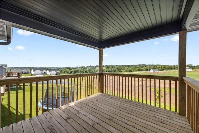 305 S Valley View Dr, Norwalk, IA 50211 - wooden deck with a yard