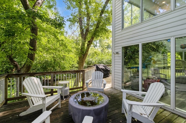 4709 Colt Dr, West Des Moines, IA 50265 - deck featuring area for grilling
