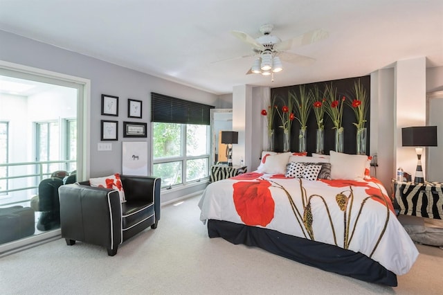 4709 Colt Dr, West Des Moines, IA 50265 - carpeted bedroom featuring a ceiling fan