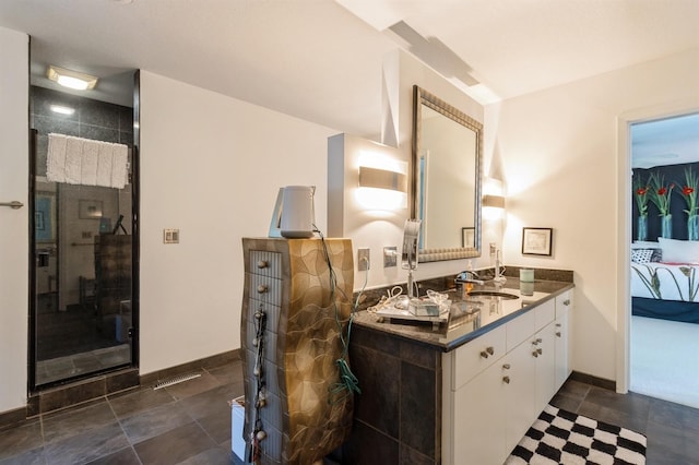 4709 Colt Dr, West Des Moines, IA 50265 - bathroom featuring vanity and a shower stall