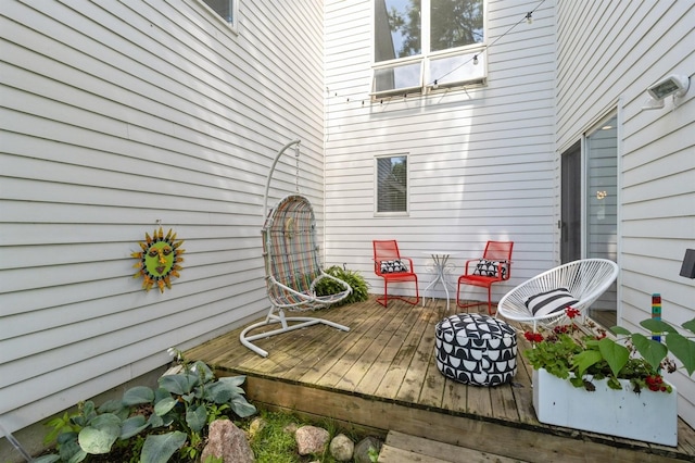 4709 Colt Dr, West Des Moines, IA 50265 - view of wooden terrace