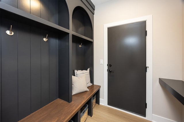 1128 NW 29th Ct, Grimes, IA 50111 - mudroom featuring light wood finished floors and baseboards
