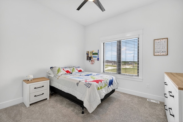 1305 NW 28th St, Grimes, IA 50111 - bedroom with light colored carpet and a ceiling fan