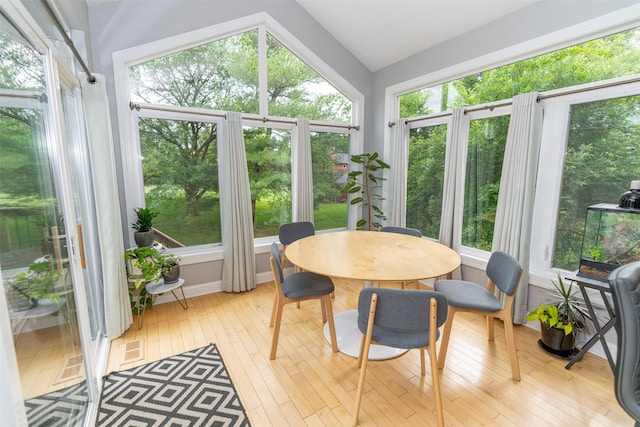 2726 SE 11th St, West Des Moines, IA 50265 - sunroom / solarium with hardwood / wood-style flooring and a wooden deck