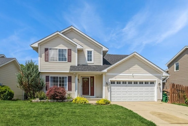 4965 Raintree Dr, West Des Moines, IA 50265 - traditional-style home with an attached garage, concrete driveway, and roof with shingles