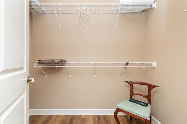 17475 Baxter Dr, Clive, IA 50325 - walk in closet with wood finished floors