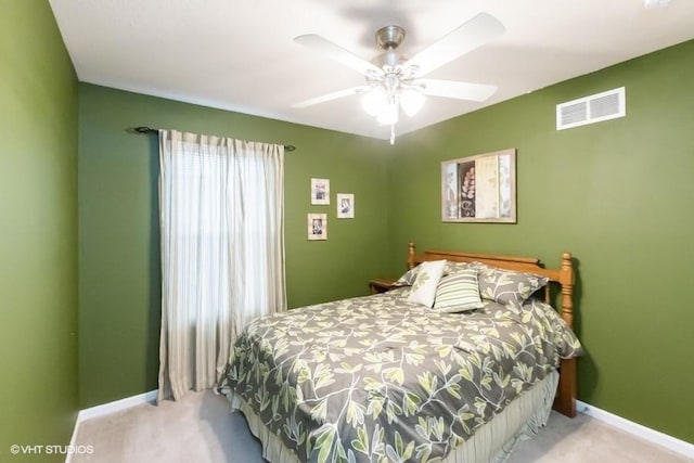 4528 NE Mcdougal Ln, Ankeny, IA 50021 - bedroom with carpet and a ceiling fan