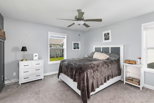 2817 NW Lois Ln, Ankeny, IA 50023 - bedroom with carpet and ceiling fan