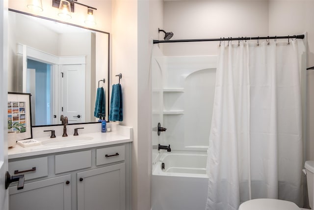 2930 Green Hills Dr, Ames, IA 50014 - bathroom with vanity and shower / bathtub combination with curtain