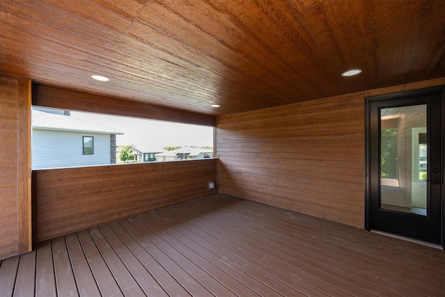 989 65th St, West Des Moines, IA 50266 - view of wooden terrace