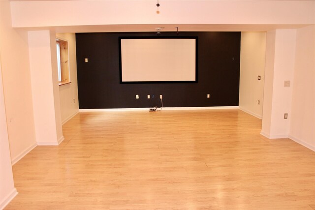 4015 Marigold Dr, Ames, IA 50014 - home theater with light wood finished floors