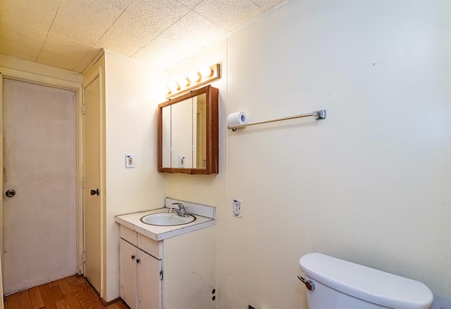 317 N Russell Ave, Ames, IA 50010 - bathroom featuring vanity and wood finished floors