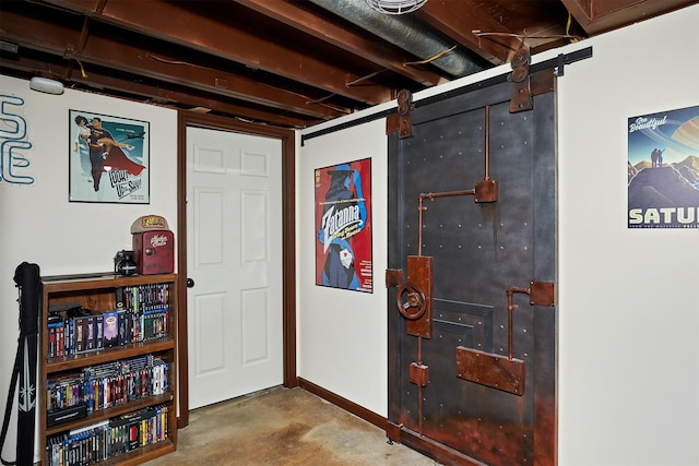 3925 55th St, Des Moines, IA 50310 - below grade area with baseboards