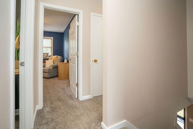 305 E 20th St S, Newton, IA 50208 - hall with carpet floors and baseboards