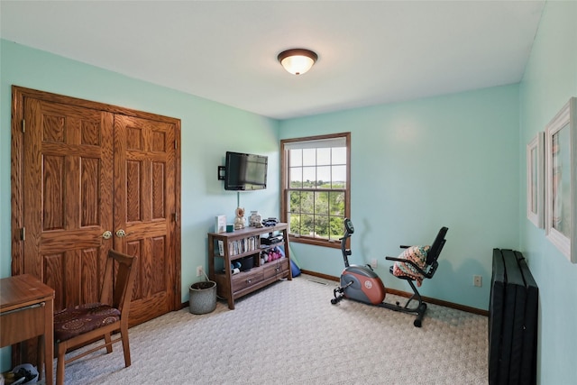 940 High Ave, Newton, IA 50208 - sitting room featuring carpet floors and baseboards
