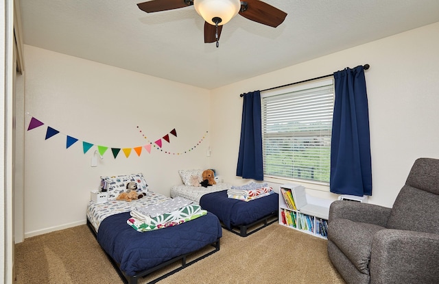 358 S 85th St, West Des Moines, IA 50266 - bedroom featuring carpet flooring and ceiling fan