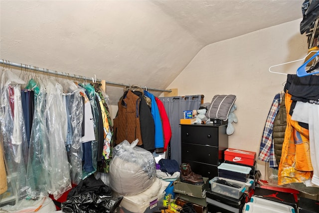 1054 14th St, Des Moines, IA 50314 - spacious closet with vaulted ceiling