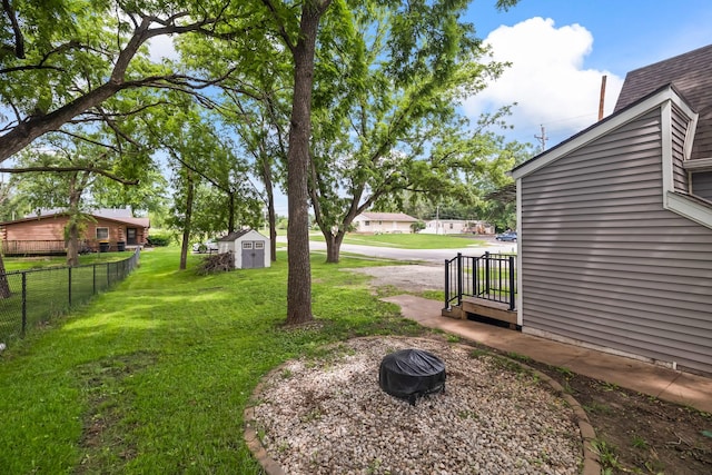 402 S 11th St, Adel, IA 50003 - view of yard with a storage shed and a residential view