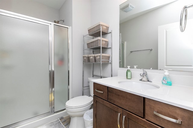 8932 Mockingbird Dr, West Des Moines, IA 50266 - bathroom featuring a stall shower and vanity