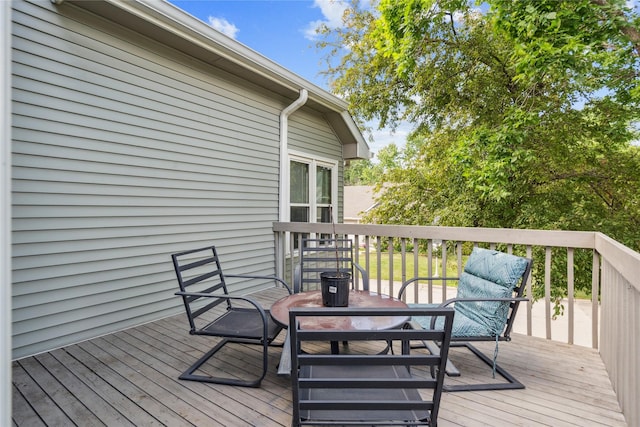 1123 SE Mallard Creek Dr, Ankeny, IA 50021 - view of wooden terrace