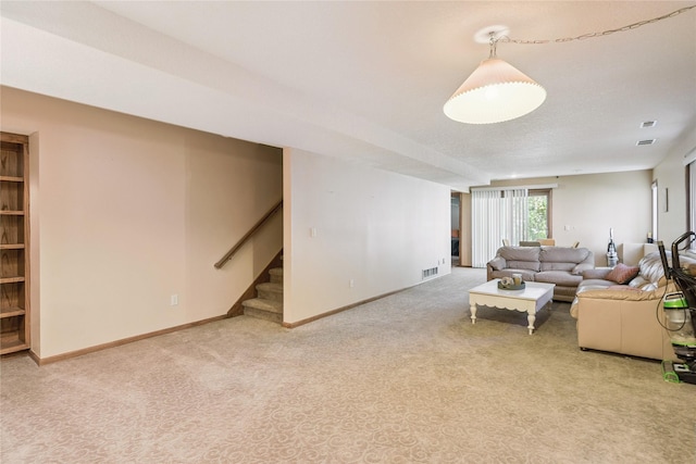 1123 SE Mallard Creek Dr, Ankeny, IA 50021 - living room with carpet and stairway