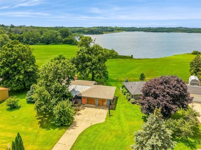 470 Juniper Ave, Kellogg, IA 50135 - view from above of property featuring a nearby body of water