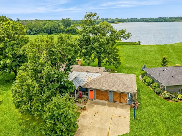 470 Juniper Ave, Kellogg, IA 50135 - view of subject property with a nearby body of water